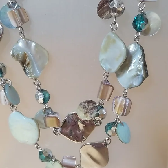 Lia Sophia Ocean Air Necklace  EUC - Picture 2 of 4